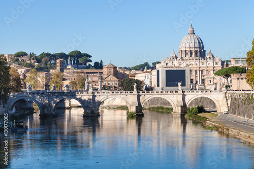 Rome and Vatican city skyline