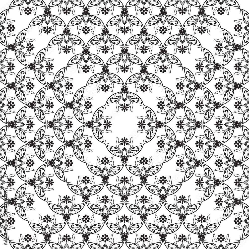Styliyed floral pattern