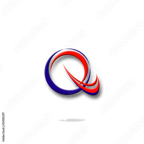 q, logo q, letter q, vector, icons, icon q, ribbon, font, symbol