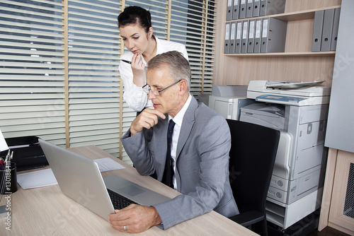 Картината върху платно Office life