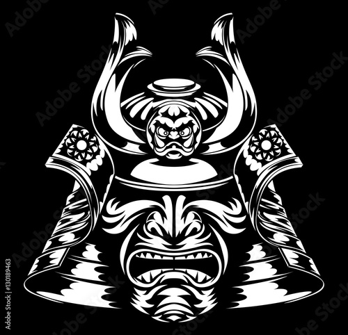 Samurai Mask and Helmet