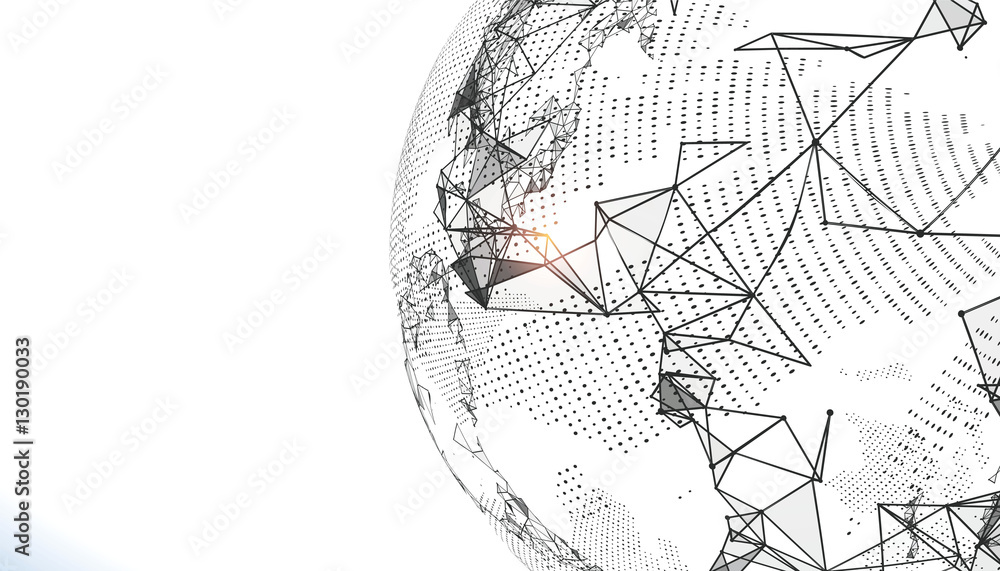World map point, line, composition, representing the global, Global network connection,international meaning. World map point, line, composition, representing the global, Global network connection,international meaning.
