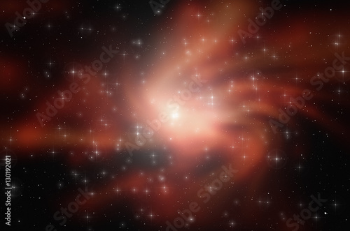 space background with stars and nebula