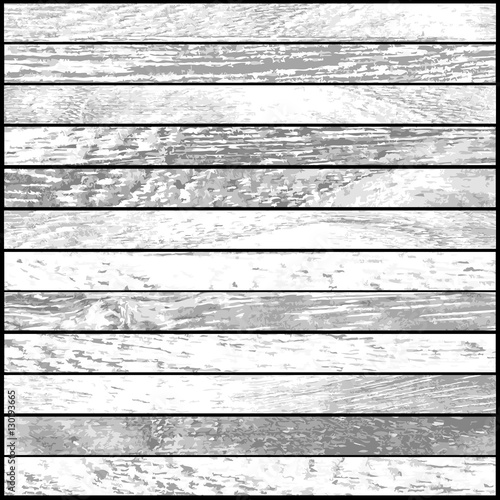 White wood texture, vector
