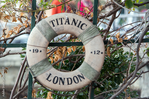 titanic ship life buoy