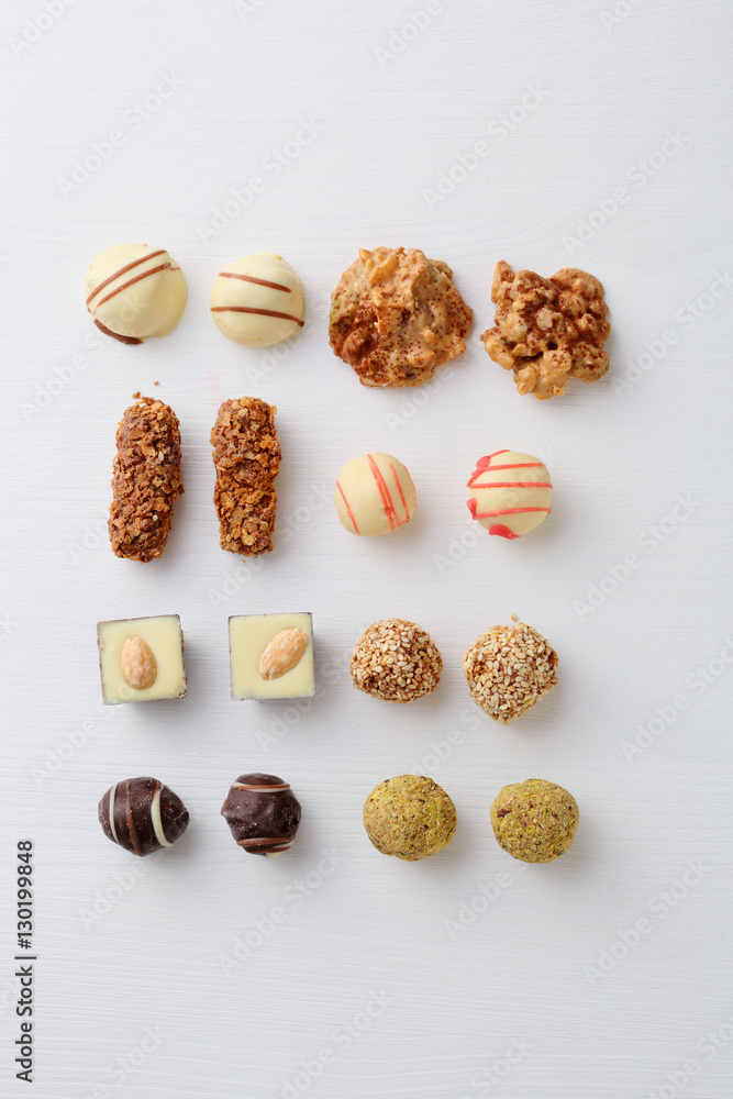 Candy on white background Candy on white background