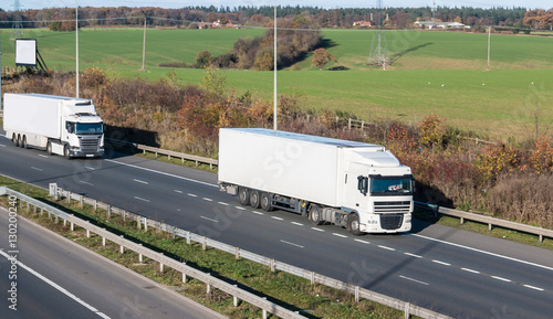 Road transport - lorries on the briish motorway