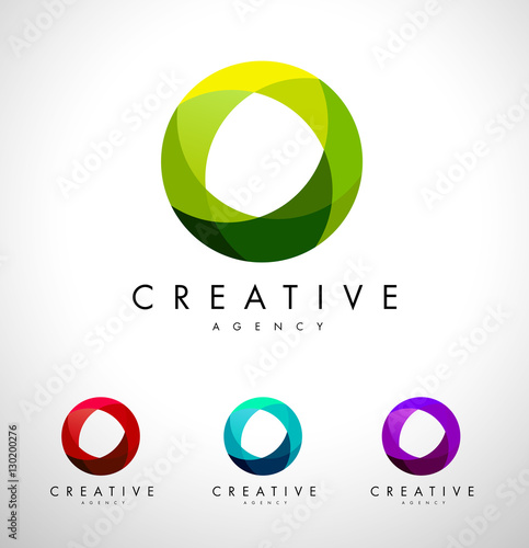 Circle, Circular Corporate Logo.Abstract Corporate Logo Design