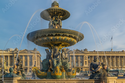 Photos Fontaine Place de la Concorde at night Paris, France