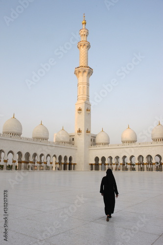 Sheikh Zayed Grand Mosque, the biggest mosque in the U.A.E. and one of the ten largest mosques in the world, Abu Dhabi