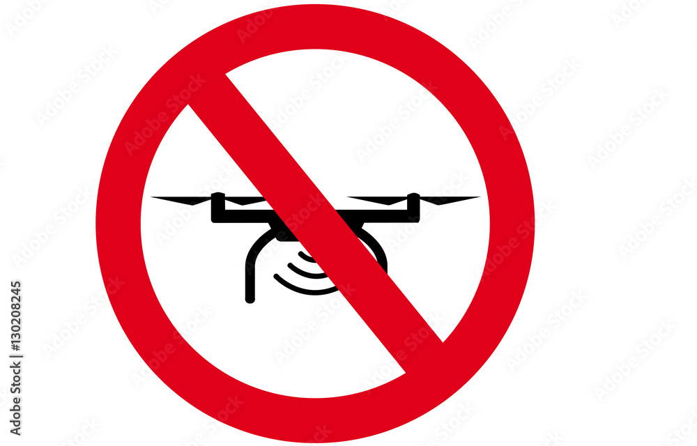 Schild Drohnen verboten Stock Vector | Adobe Stock