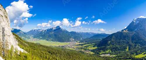 Fotografía panoramic - ehrwald - tyrol - austria