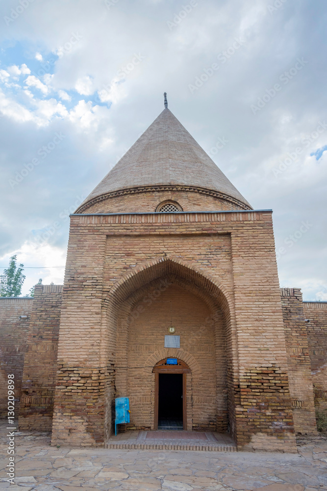 Fototapeta premium Old mosque in Turbat village, Kazakhstan