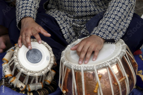 Tabla playing, France photo