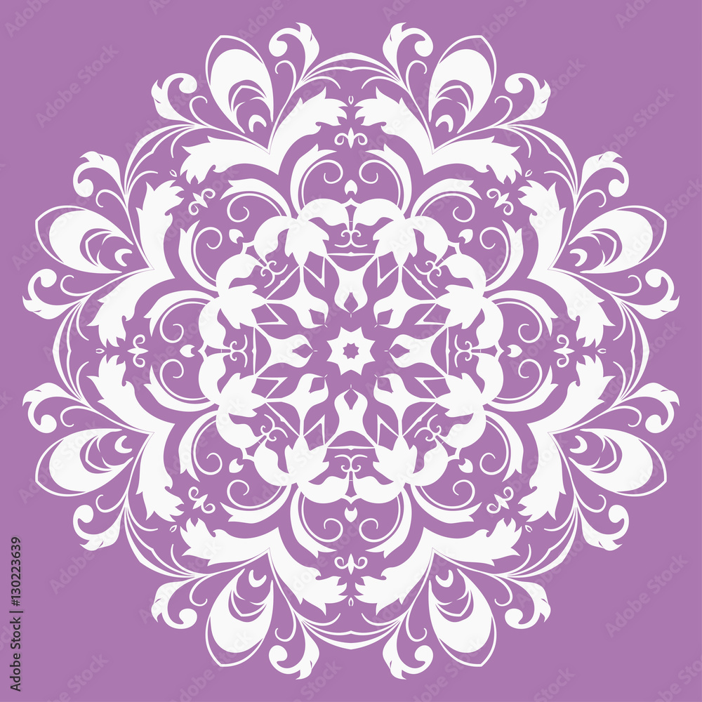 Oriental pattern with arabesques and floral elements, classic or Oriental pattern with arabesques and floral elements, classic or