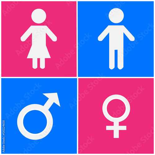 Men and women icons vector illustration