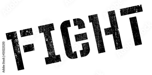 Fight rubber stamp. Grunge design with dust scratches. Effects can be easily removed for a clean, crisp look. Color is easily changed.