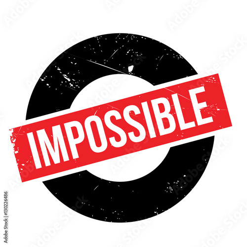 Impossible rubber stamp. Grunge design with dust scratches. Effects can be easily removed for a clean, crisp look. Color is easily changed.