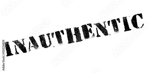 Inauthentic rubber stamp. Grunge design with dust scratches. Effects can be easily removed for a clean, crisp look. Color is easily changed.