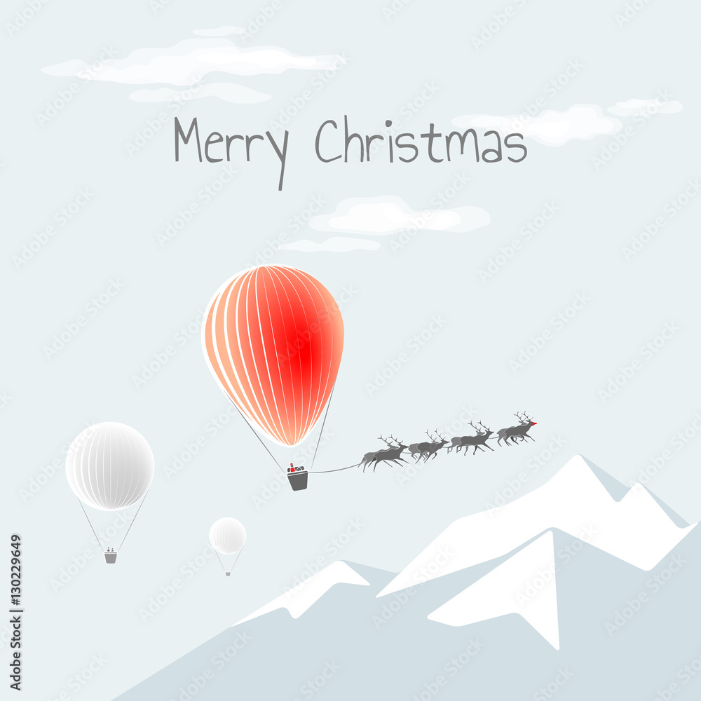 Naklejka premium Christmas card