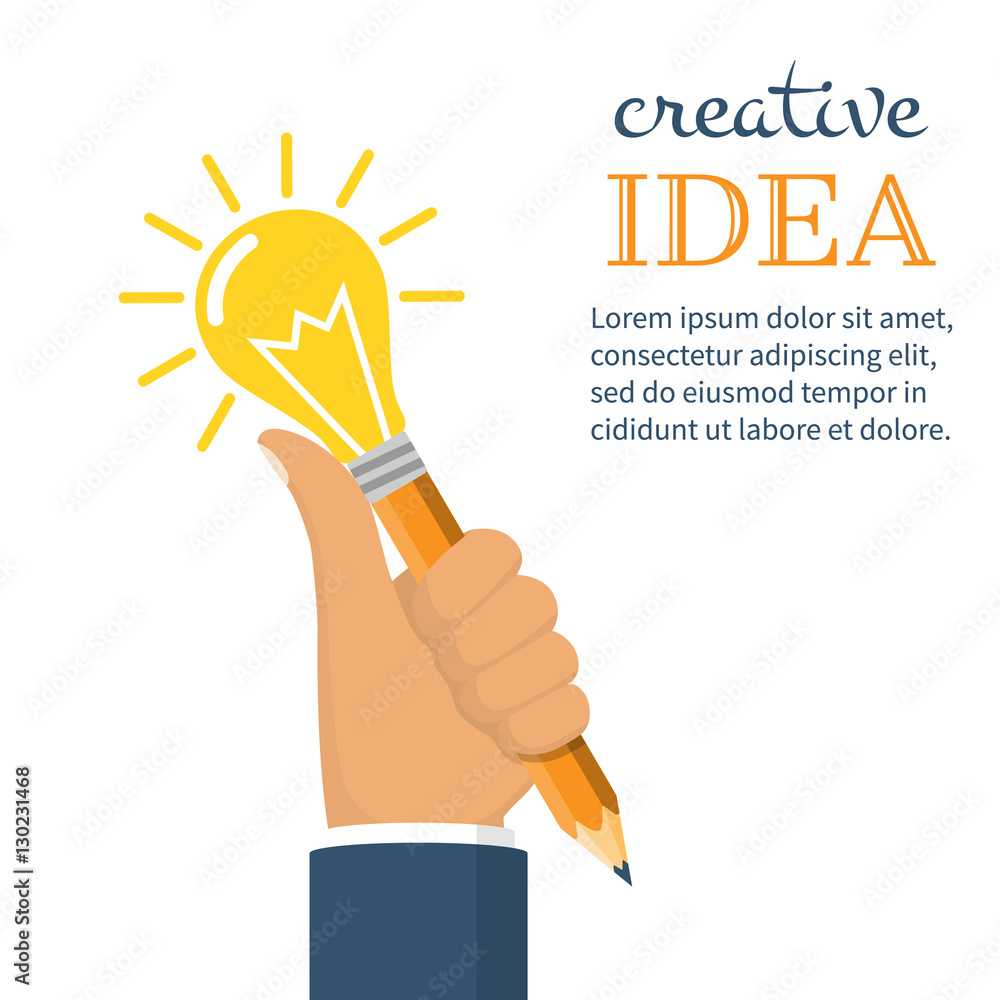 Creative Business Ideas Concept Stock Vektorgrafik Adobe Stock