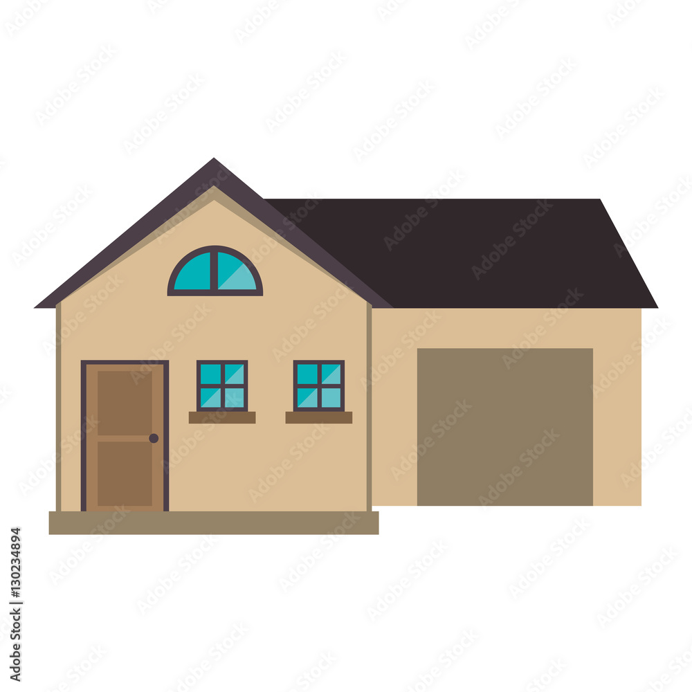 cartoon house modern style with garage vector illustration eps 10 cartoon house modern style with garage vector illustration eps 10