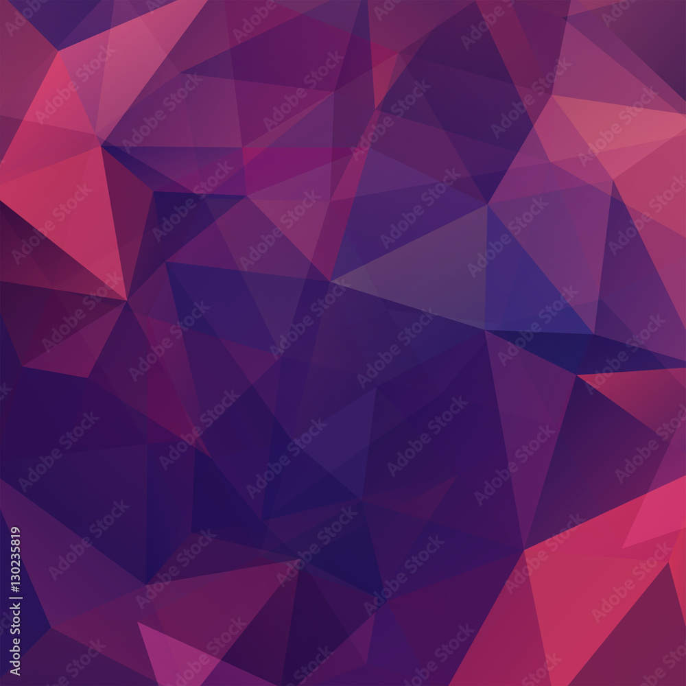 Polygonal vector background. Can be used in cover design, book design, website background. Vector illustration. Pink, blue, purple, black colors. Polygonal vector background. Can be used in cover design, book design, website background. Vector illustration. Pink, blue, purple, black colors.