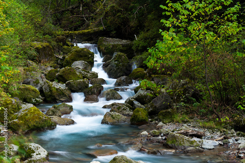 Cascade of waterfall
