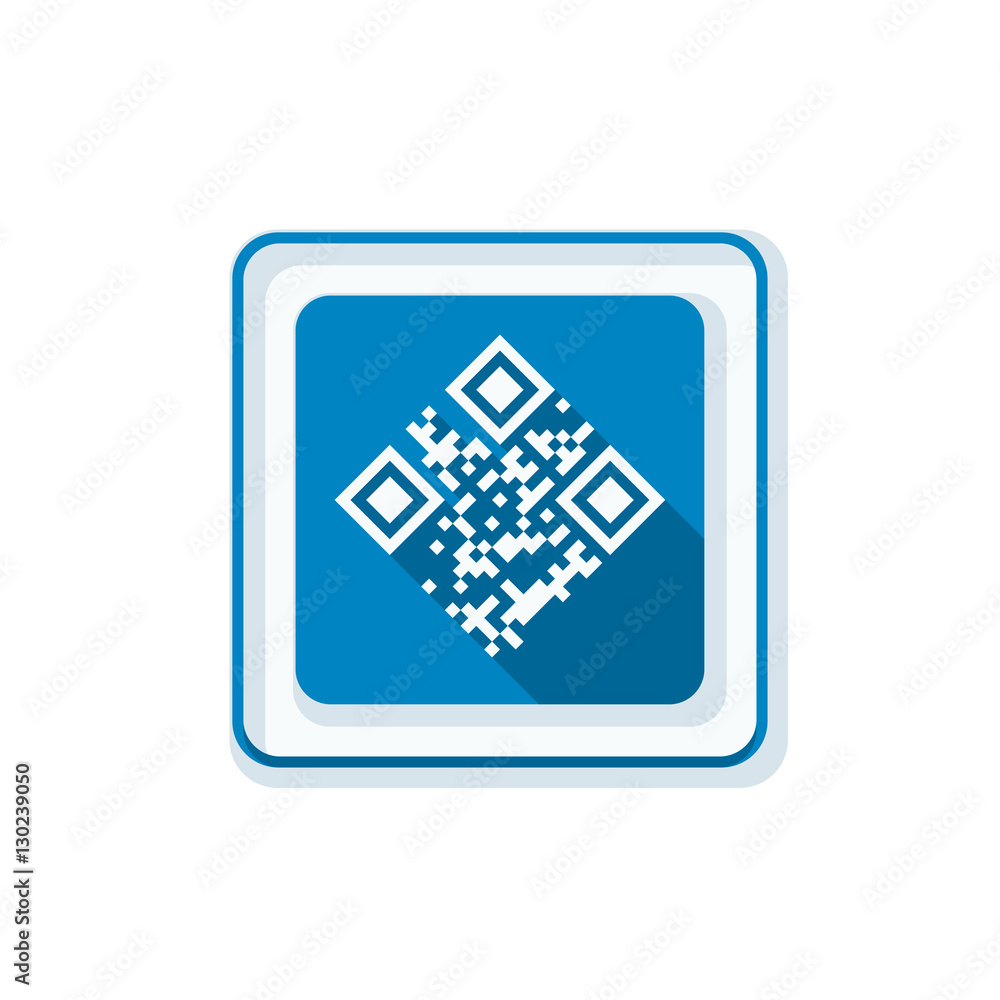 QR code button sign QR code button sign