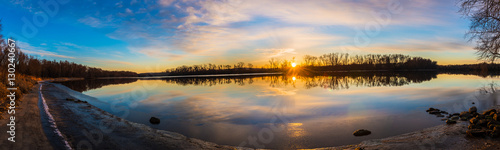 Panorama Sunrise at Wethersfield Meadows