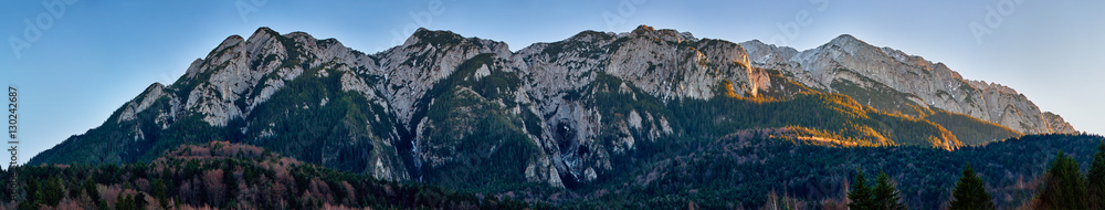 Fototapeta premium Panorama of mountain peaks