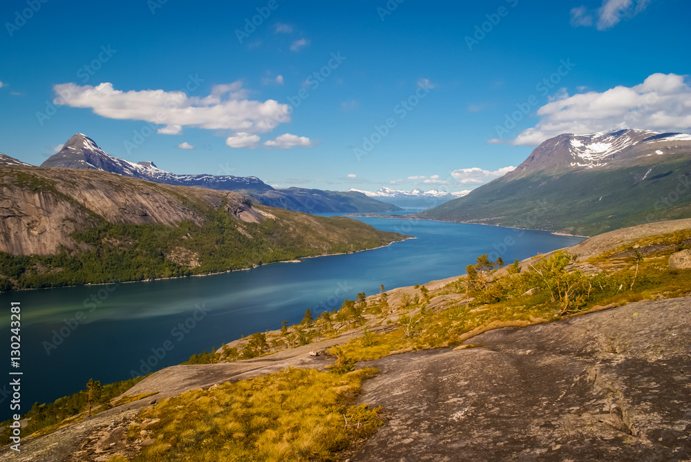 Scenic Skjomen fjord Scenic Skjomen fjord