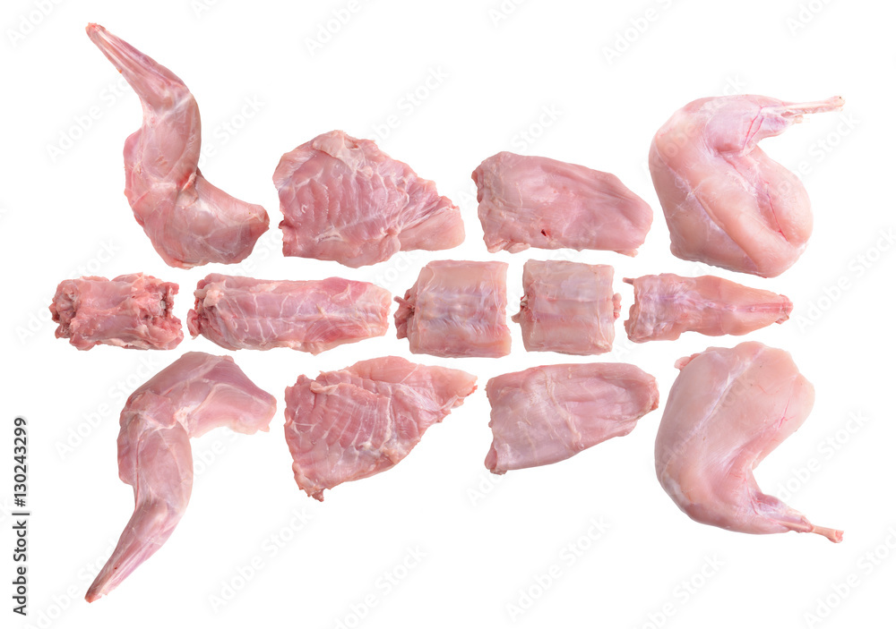 How to prepare a rabbit for cooking. foto de Stock Adobe Stock