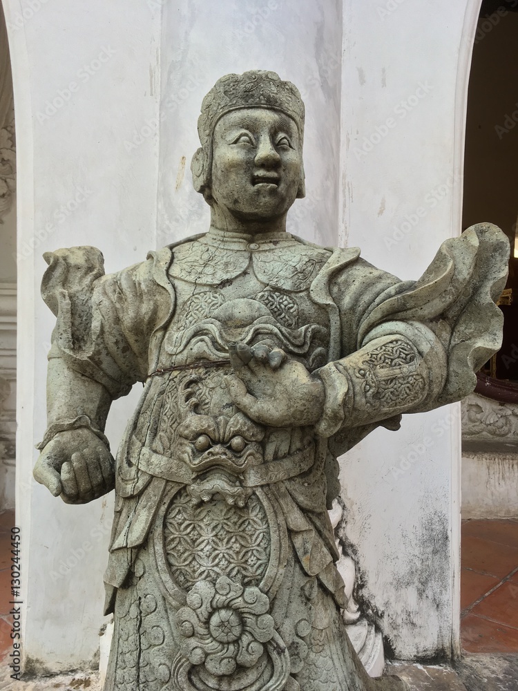 Chinese statue at Phrapathom Chedi Chinese statue at Phrapathom Chedi