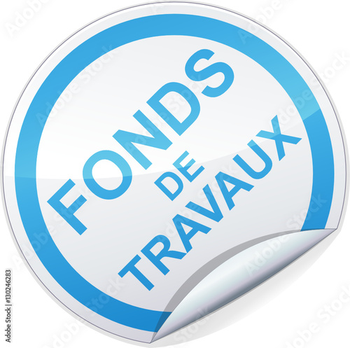 Sticker fonds de travaux