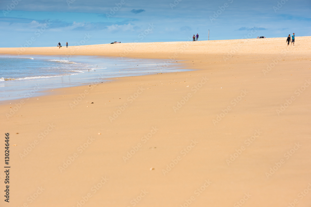 Sand Atlantic beach, France