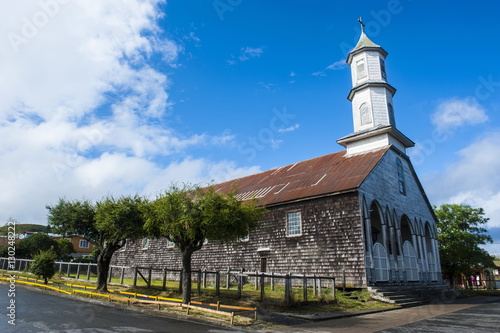 Church of Our Lady of Sorrows, Dalcahue, Chiloe, Chile 