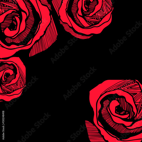 flower, rose, spring, summer, background, botanical, garden