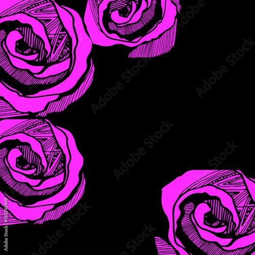 flower, rose, spring, summer, background, botanical, garden