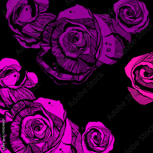 flower, rose, spring, summer, background, botanical, garden