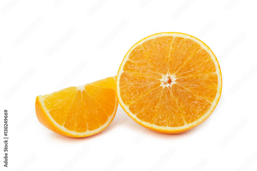 Orange fruit isolated on white background Orange fruit isolated on white background
