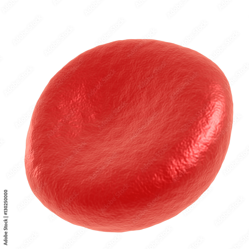 Red blood cell. 3d render isolated on white. Healthcare and medical zoom concept. Red blood cell. 3d render isolated on white. Healthcare and medical zoom concept.