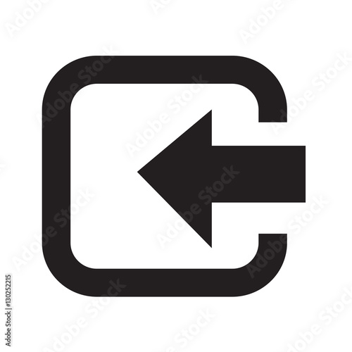 login entry icon illustration design