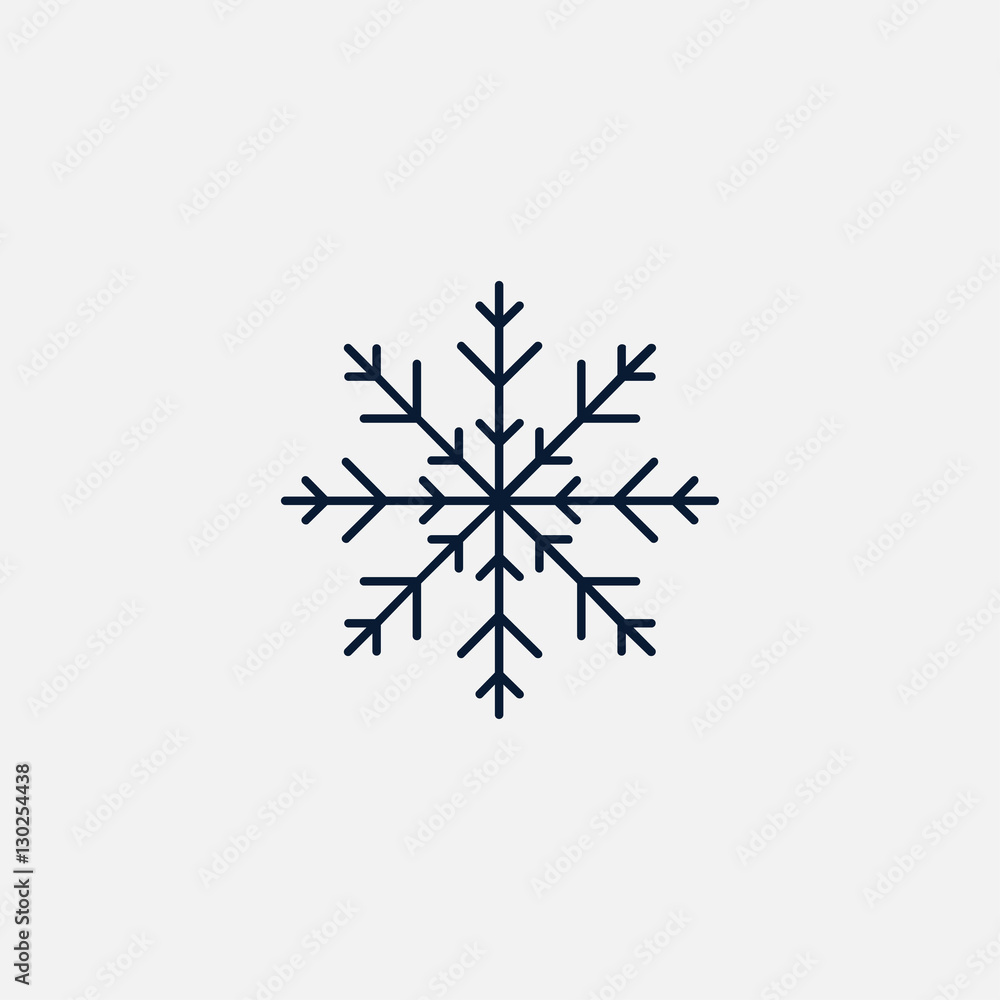 Snowflake icon simple illustration Snowflake icon simple illustration