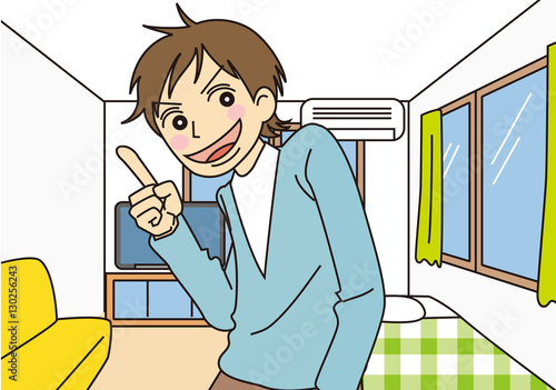 一人暮らし　男性