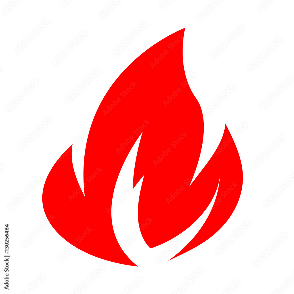 Fire flame icon illustration design Fire flame icon illustration design