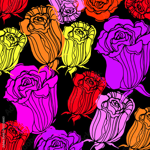 floral flower rose spring summer background botanical