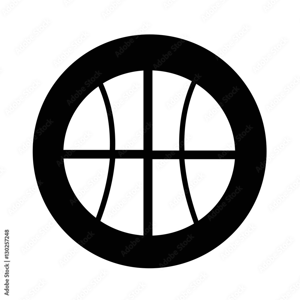 Basketball icon illustration design Basketball icon illustration design