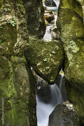 Medvedova glava - Bear's Head in Tolmin Gorge. Slovenia photo