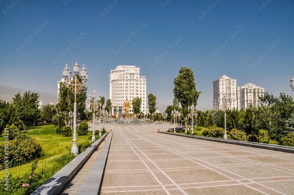 Main square in Turkmenistan